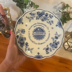 Vintage Rockford ILL Woodward Plate